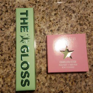 Jeffree Star lipgloss and eyeshadow NIB